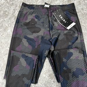 NWT kids multi colored camp terez leggings. Size 16
